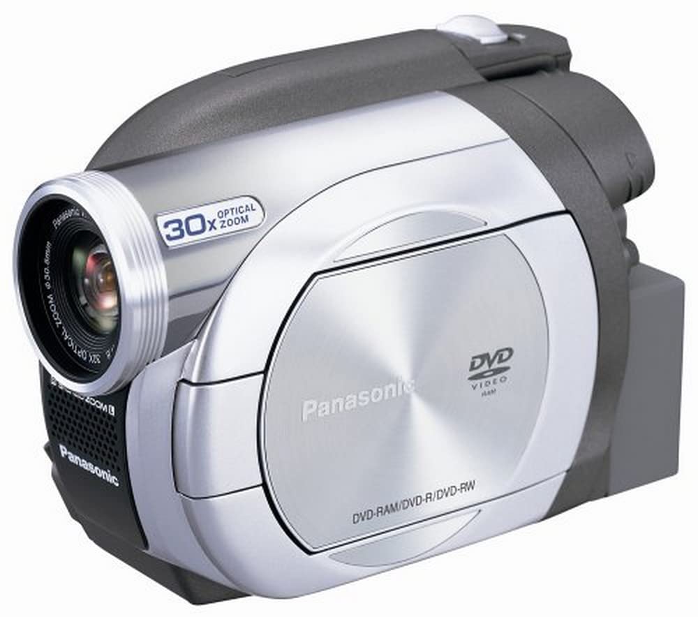Panasonic DVDビデオカメラ Panasonic Câmera de vídeo VDR-D100 DVD com zoom óptico de 30x